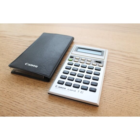 Canon F-42 Scientific Statistical Calculator Taschenrechner Vintage RAR -WORKS - Picture 6 of 11